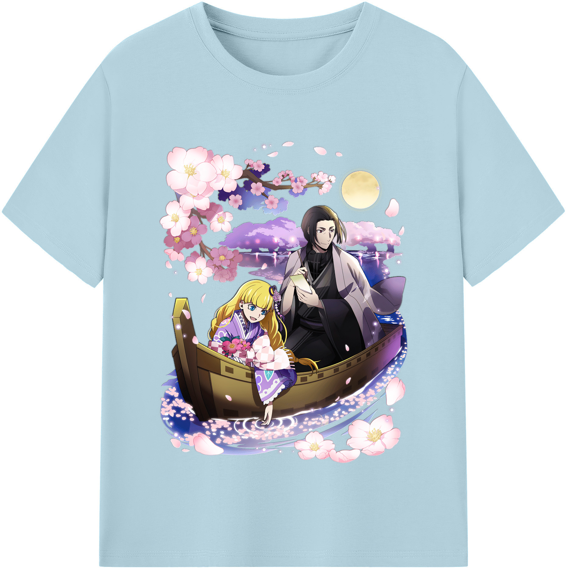 （画像用） 文豪ストレイドッグス Bungo Stray Dogs 綿100％半袖Tシャツ（フロントプリント）